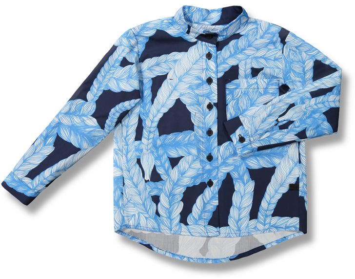 Botton Up Shirt Veikko Braid Blue Blue 90 150 Cm - Active Shirt (800x800), Png Download