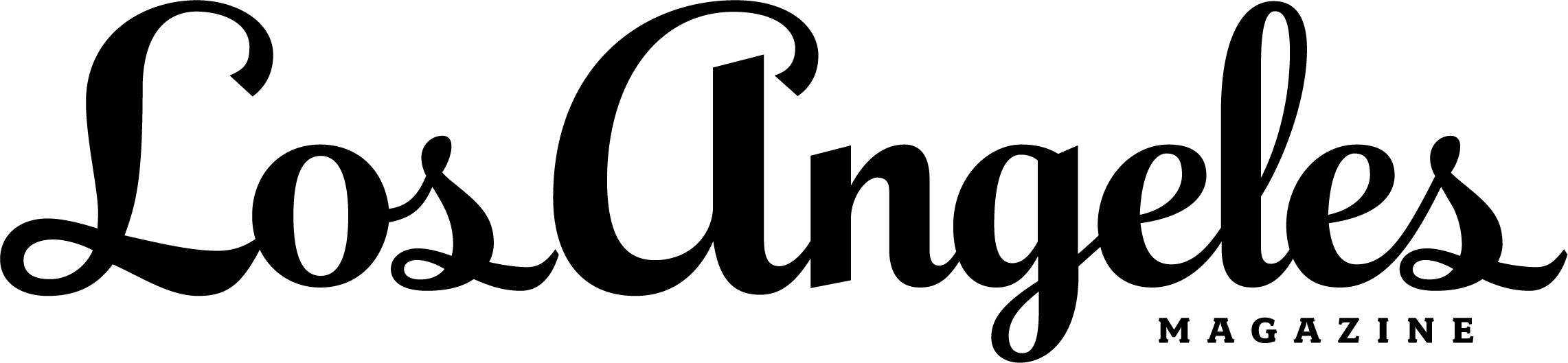 Los Angeles Magazine Logo (2283x529), Png Download