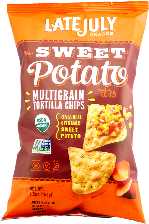 Picture Of Late July Sweet Potato - Late July Multigrain Tortilla Chips (554x800), Png Download