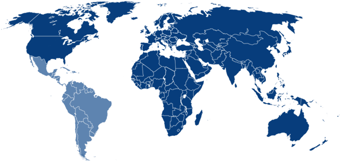 South America - Countries In The World That Drive (980x378), Png Download