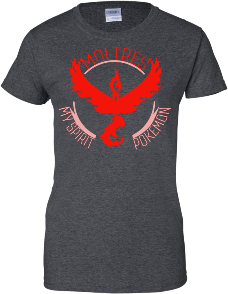 Moltres Is My Spirit Pokmon Team Valor T Shirt & Hoodie - T-shirt (1024x1024), Png Download