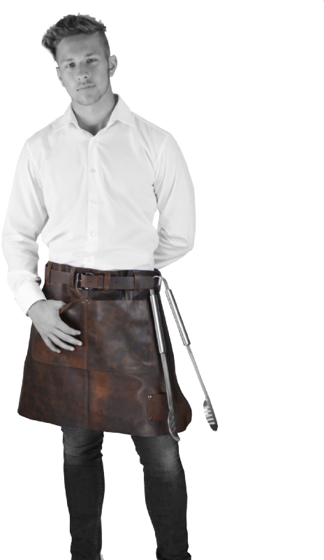 Waiter`s Apron With Branding - Air Gun (559x800), Png Download