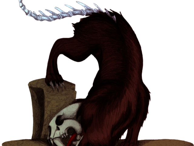 Drawn Demon Cat - Demonic Anime Demon Cat (640x480), Png Download