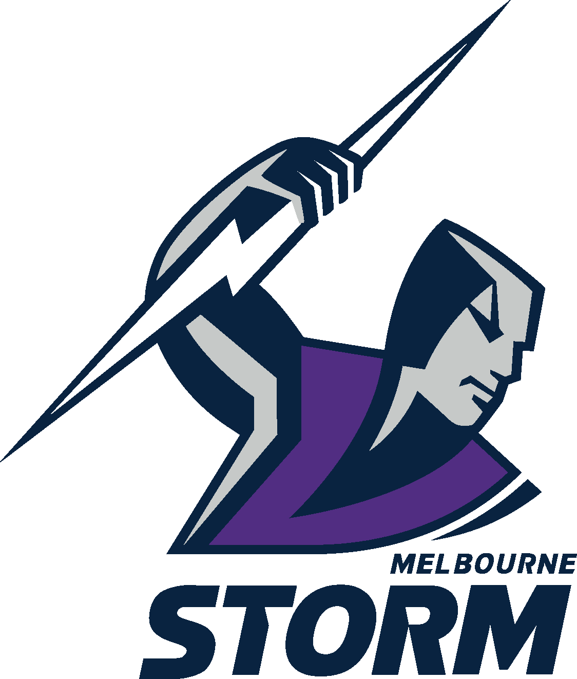 Storm Logo [melbourne Storm] - Melbourne Storm Logo (1124x1322), Png Download