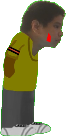 Angry Sulu Kid - Cartoon (1000x563), Png Download