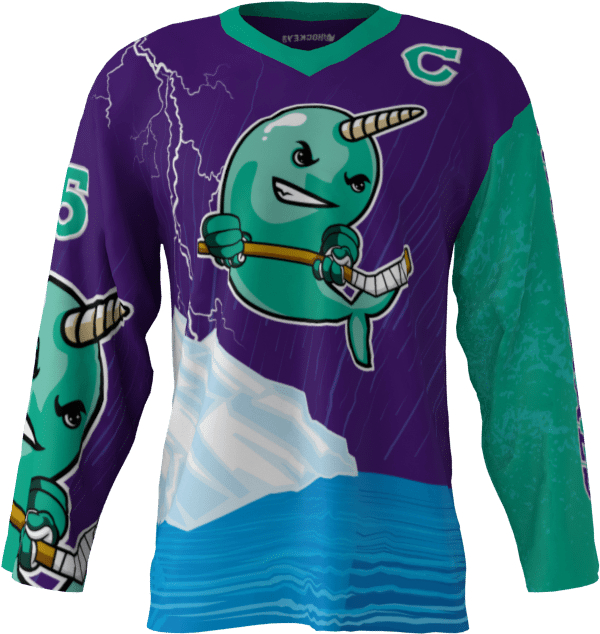 Home - Narwhal Jersey (1024x1024), Png Download
