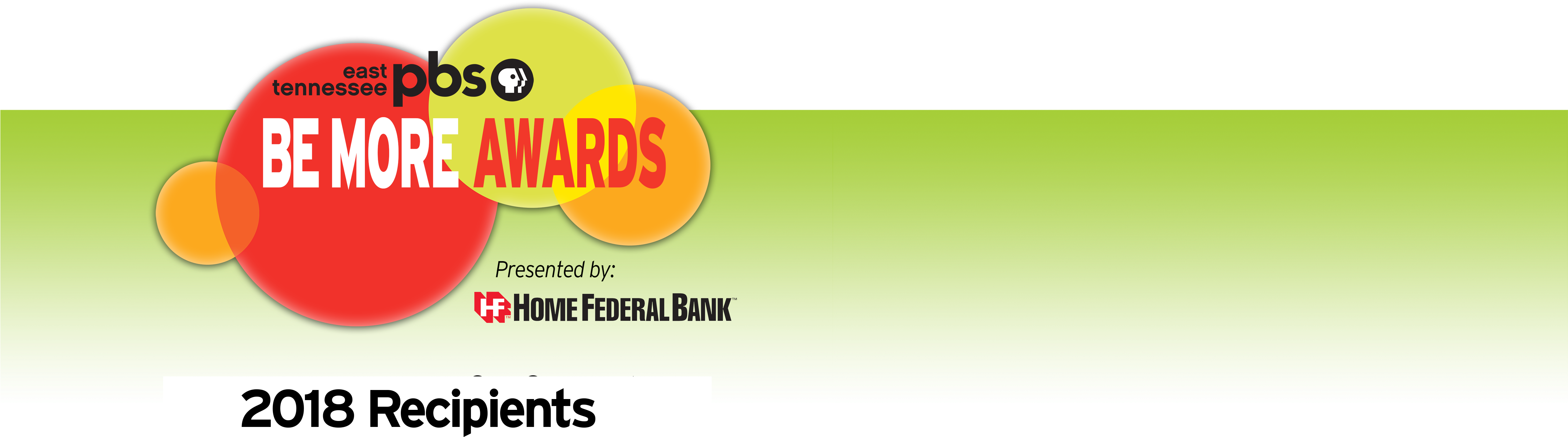 Home Federal Bank Presents 2018 East Tennessee Pbs' - East Tennessee Pbs (4500x1330), Png Download