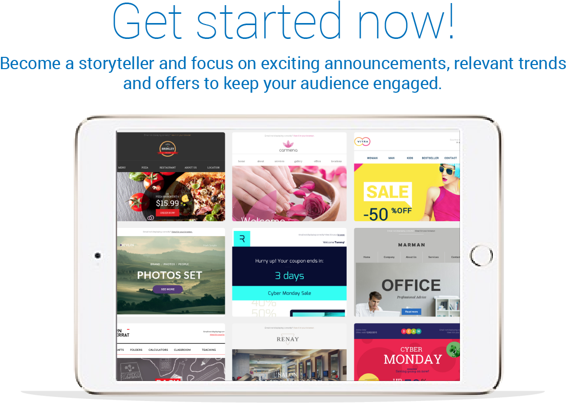 Become Storyteller Email Marketing - Smartphone (1405x862), Png Download