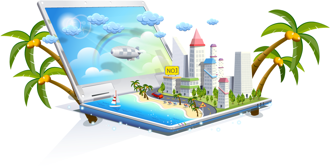 Icon Cities Transprent Png Free - Vacation (1200x700), Png Download