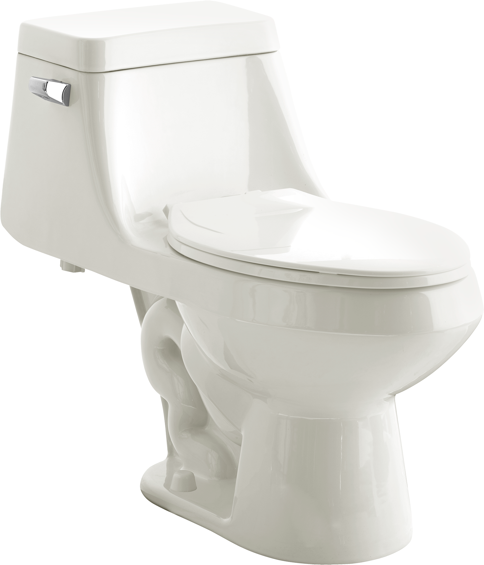 Fairfield Elongated One-piece - Fairfield 1 Piece 1.6 Gpf Single Flush Elongated Toilet (2000x2000), Png Download