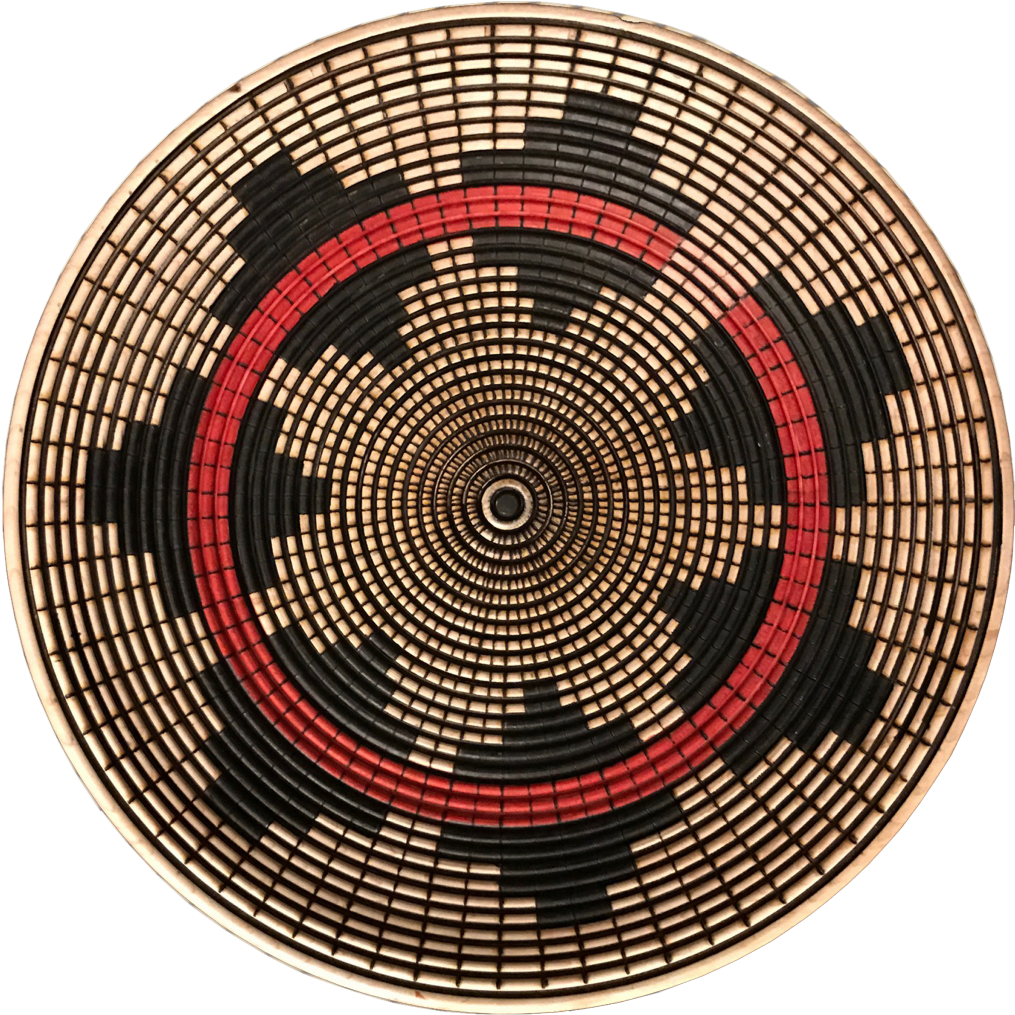 Navajo Wedding Basket - Circle (1024x1020), Png Download