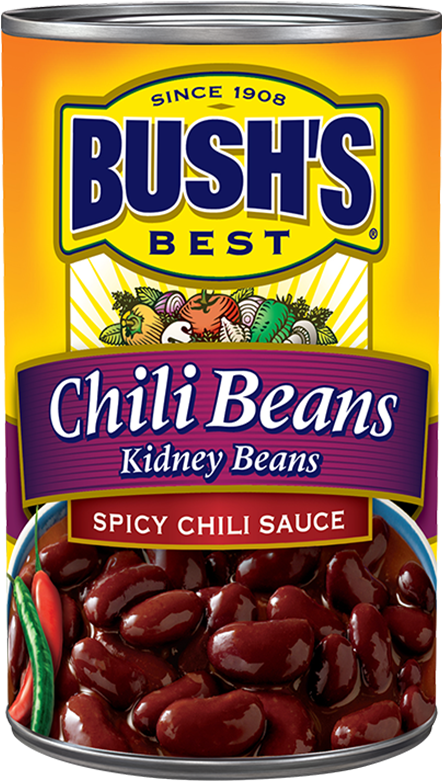 Bush's® Kidney Beans In A Spicy Chili Sauce - Chili Beans In Sauce (526x822), Png Download