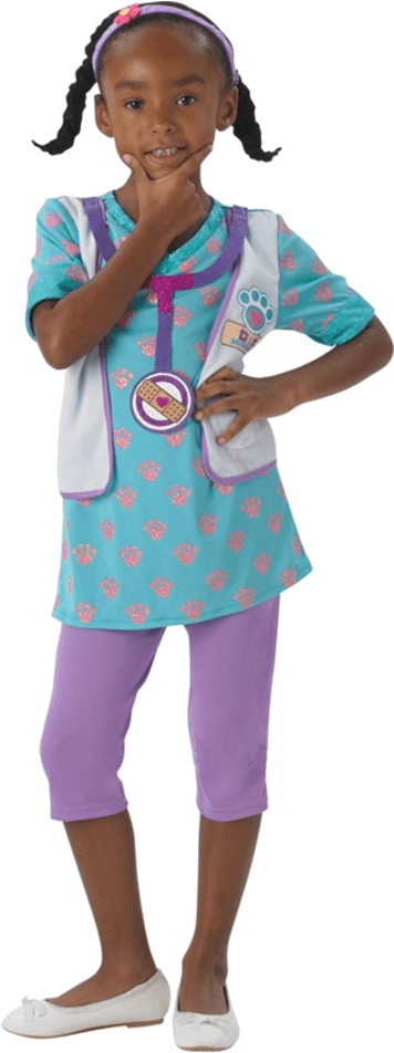 Doc Mcstuffins Fancy Dress (600x951), Png Download