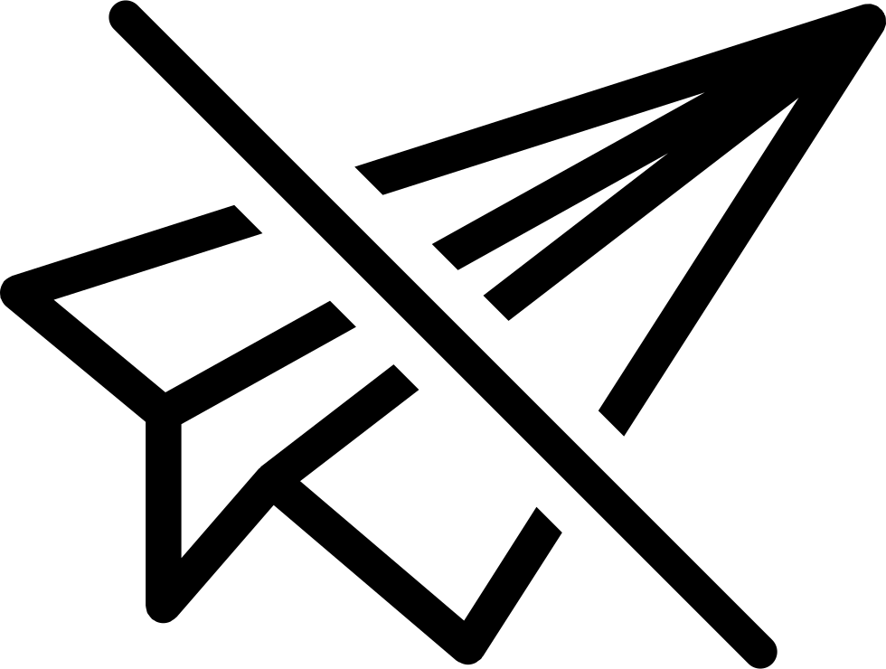 No Paper Plane Comments - Dibujo Avión De Papel (980x740), Png Download