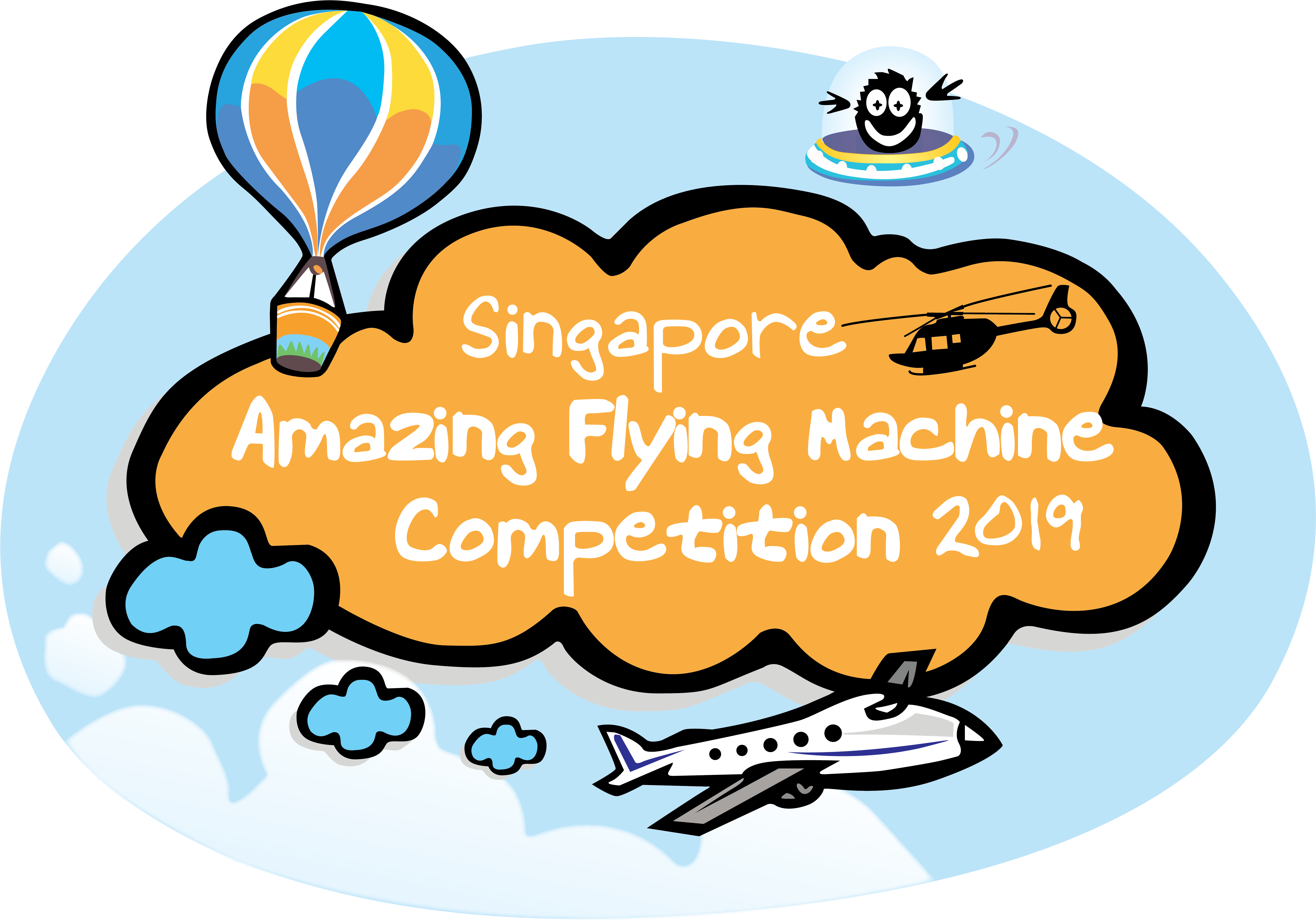Safmc Official Logo - Singapore Amazing Flying Machine Competition (7016x4961), Png Download