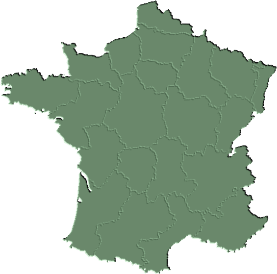 564x573-carte France Geo Verte - France Corse (564x573), Png Download