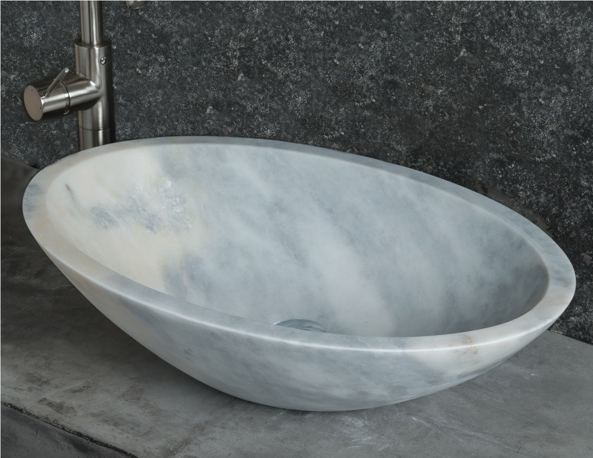 London Basin Bardiglio Marble - Bathroom Sink (1187x1187), Png Download