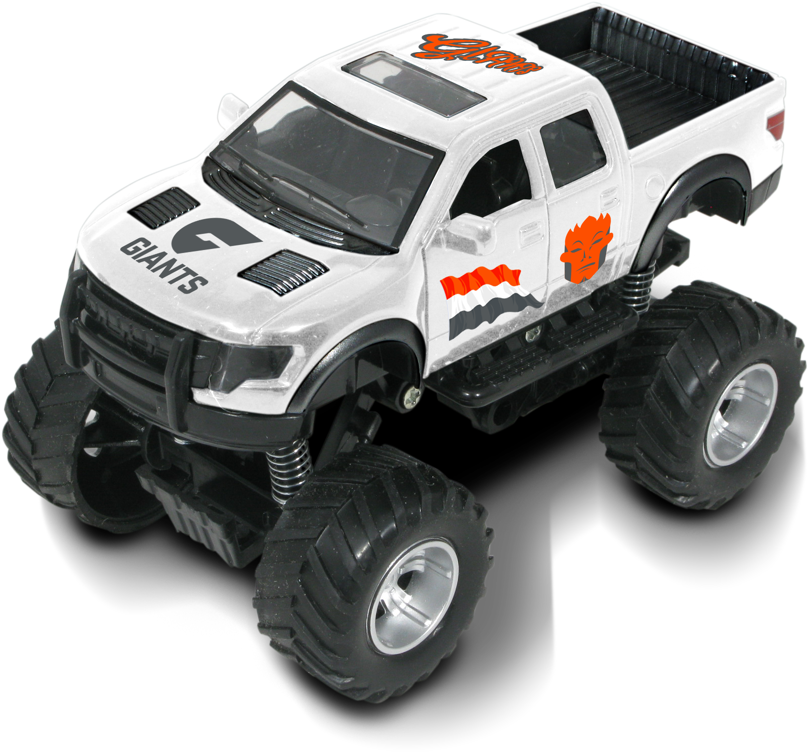 Gws Giants Afl Monster Truck Kit - Monster Truck (1755x1614), Png Download