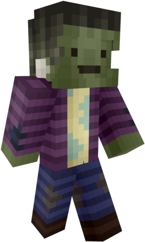 Jqn G Cfdpng - Frankenstein Minecraft Skin (640x640), Png Download