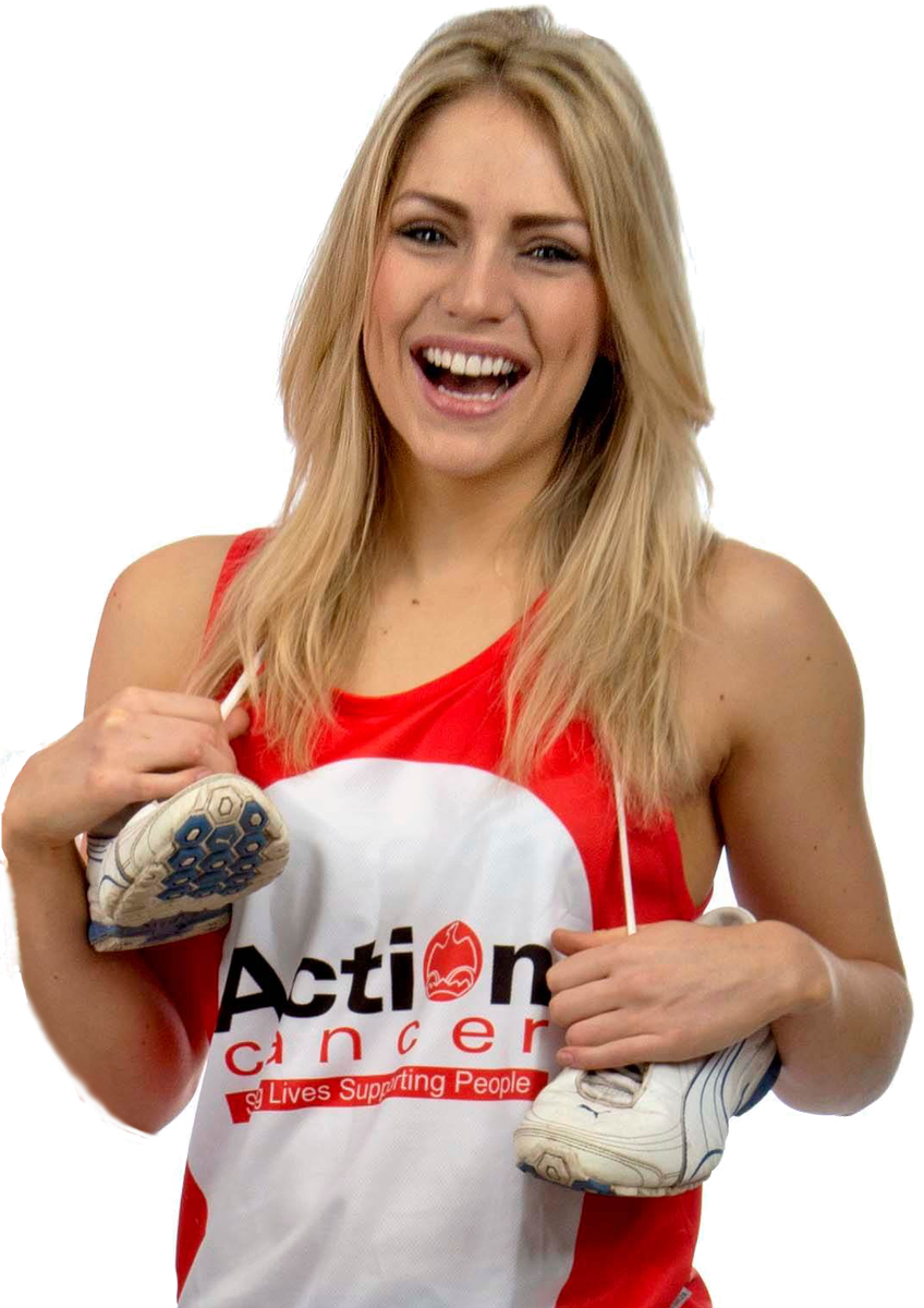 Action Cancer - Blond (848x1200), Png Download