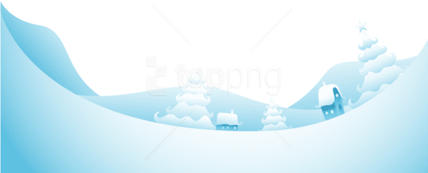 Blue Snowy Ground Png - Snowy Ground Clip Art (850x362), Png Download