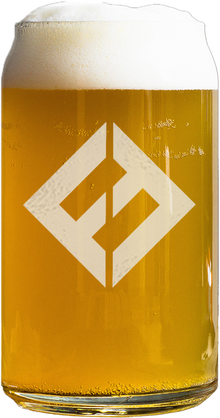 Foo Fighters Beer Glass (1024x1024), Png Download