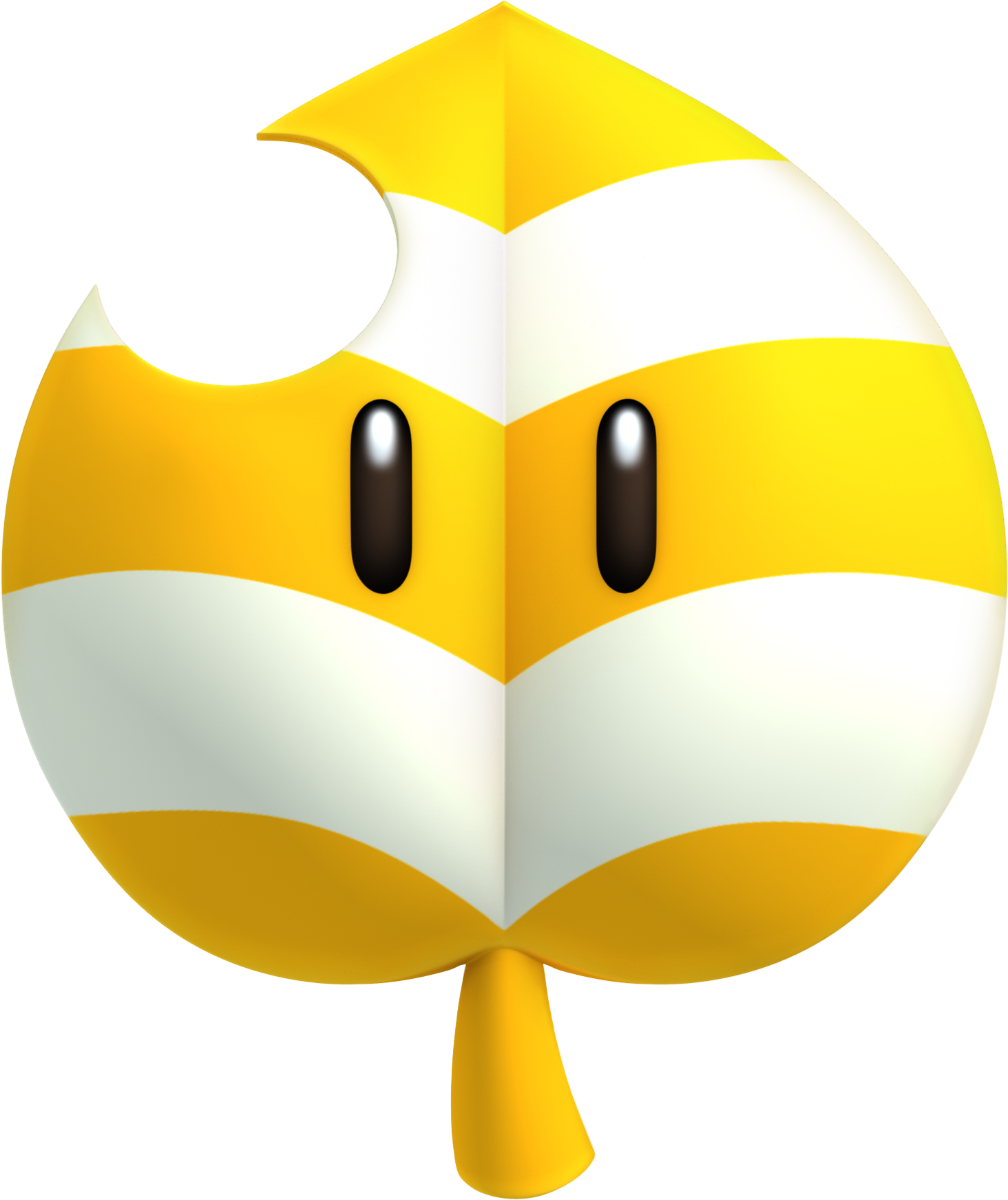 Coin Clipart Mario Bros - White Mario Leaf (1464x1742), Png Download