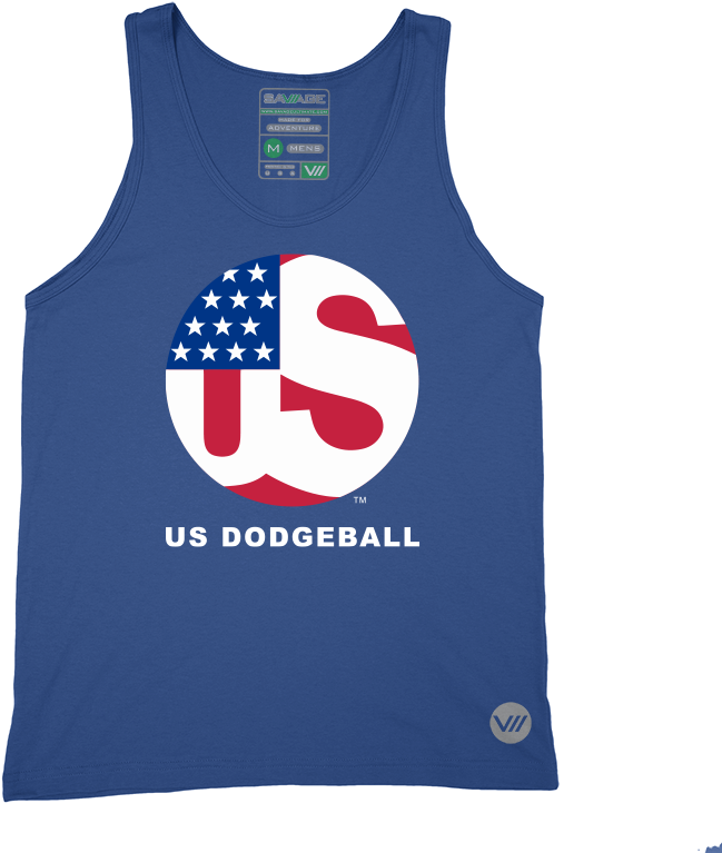 Us Dodgeball Cotton Tank - Crescent (800x800), Png Download