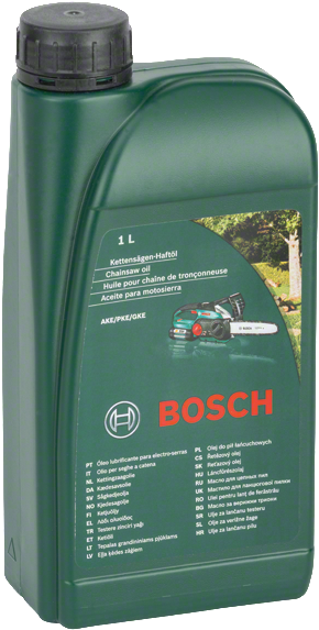 Chainsaw Oil Ake Chainsaws - Lubricant Bosch Home And Garden 2607000181 Suitable (309x600), Png Download