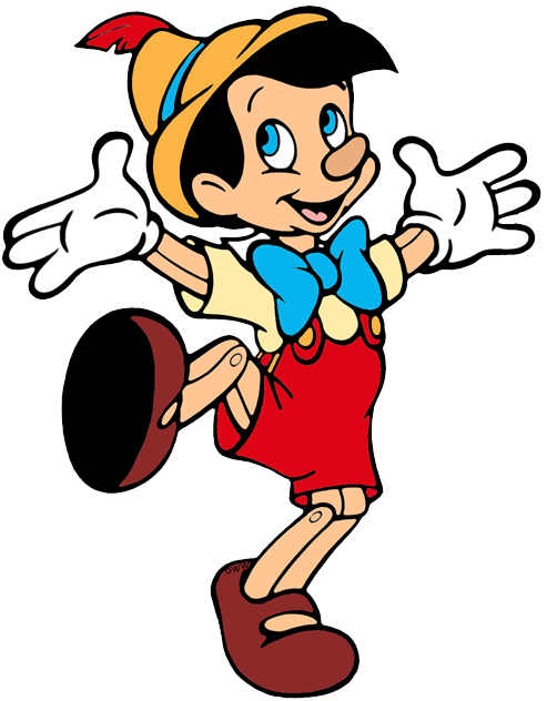 Pinocchio Clip Art - The Walt Disney Company (493x632), Png Download