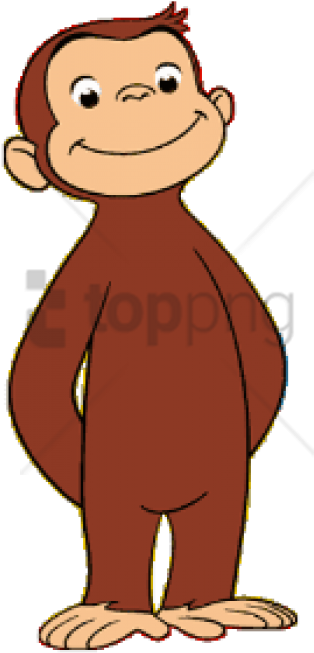 Free Png Download Curious George Posing Clipart Png - Curious George Png (480x700), Png Download