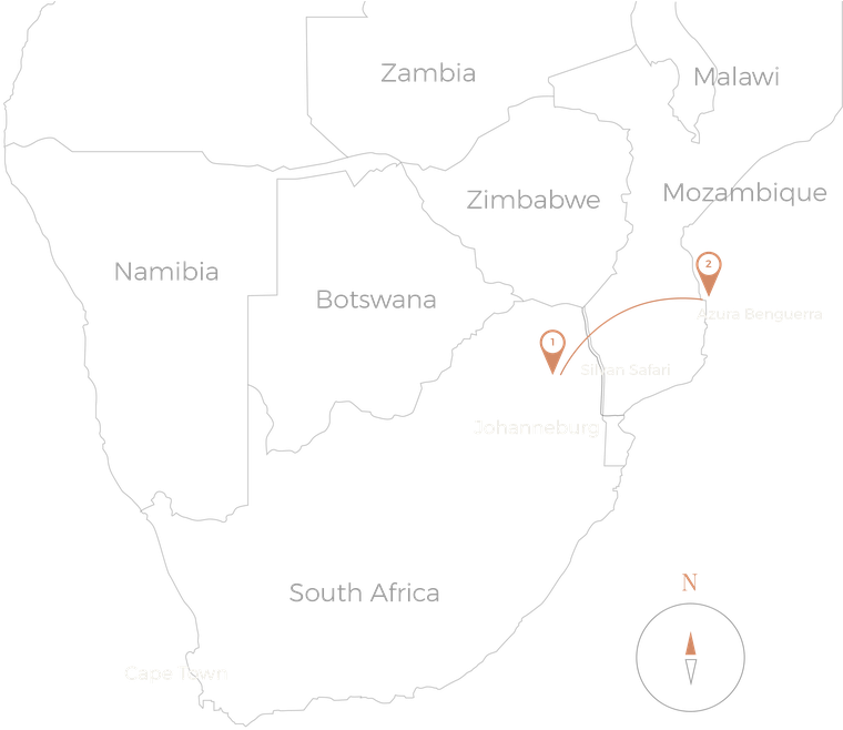 Tour Map Bush And Beach - Map (800x800), Png Download