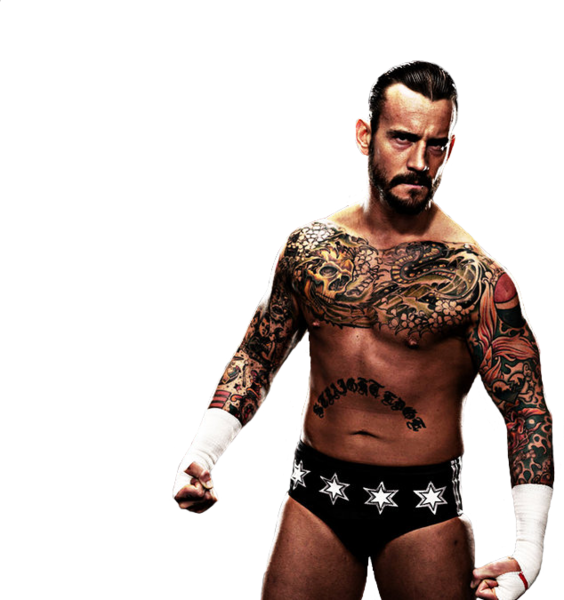 Cm Punk Precise Cut Out Touch-up - Tattoo (564x600), Png Download