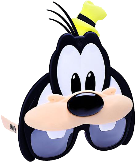 Goofy With Glasses (600x600), Png Download