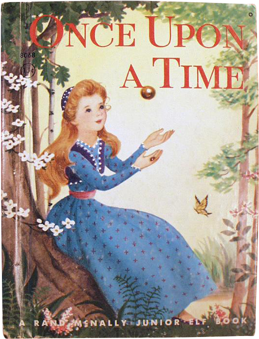 Vintage Story Book - Once Upon A Time (697x697), Png Download