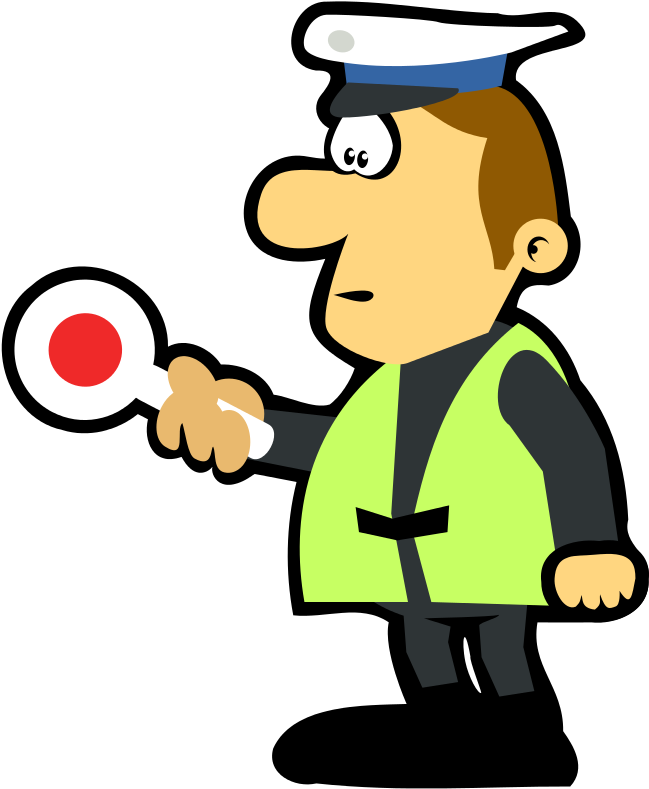 Policeman By Mimooh - Cartoon (724x1024), Png Download