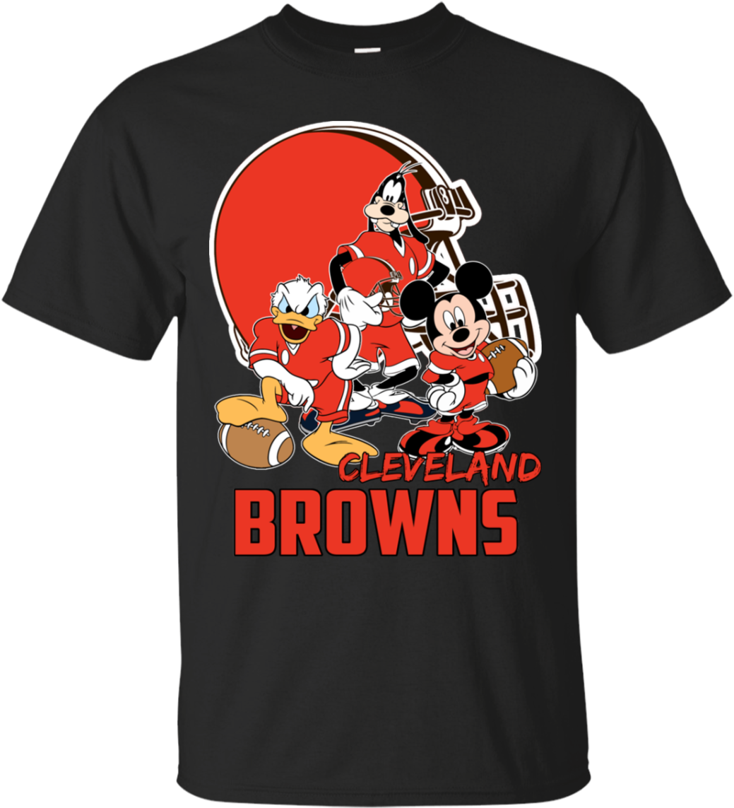 Disney Mickey, Donald And Goofy Are Browns Fan Funny - Motley Crue Girls Girls Girls Logo (1155x1155), Png Download