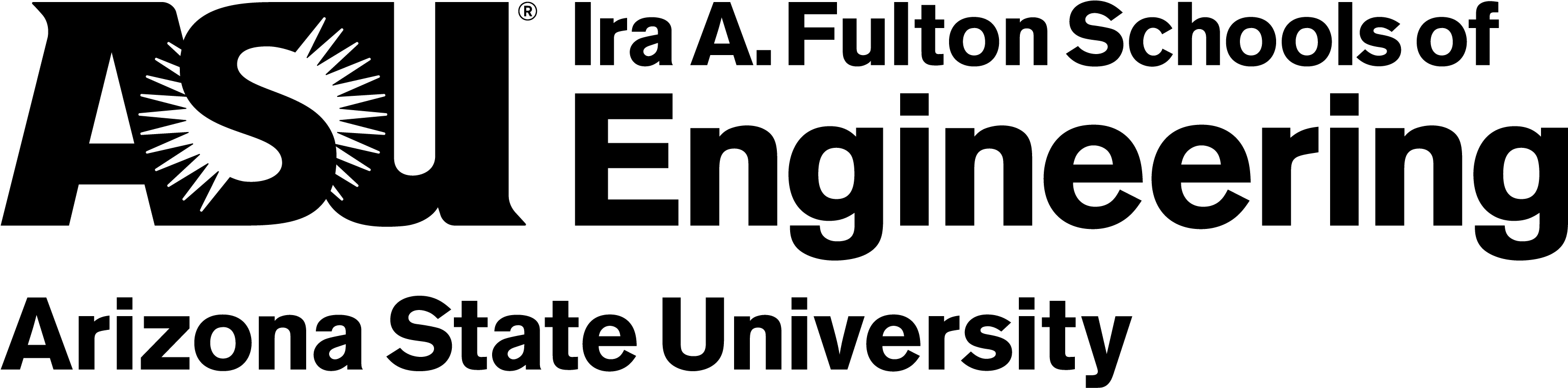 Black - Arizona State University (3516x1165), Png Download