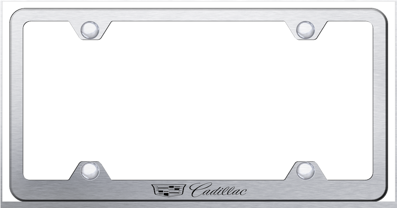 Au-tomotive Gold Cadillac Laser Etched Wide Body Frame - Shelf (800x426), Png Download