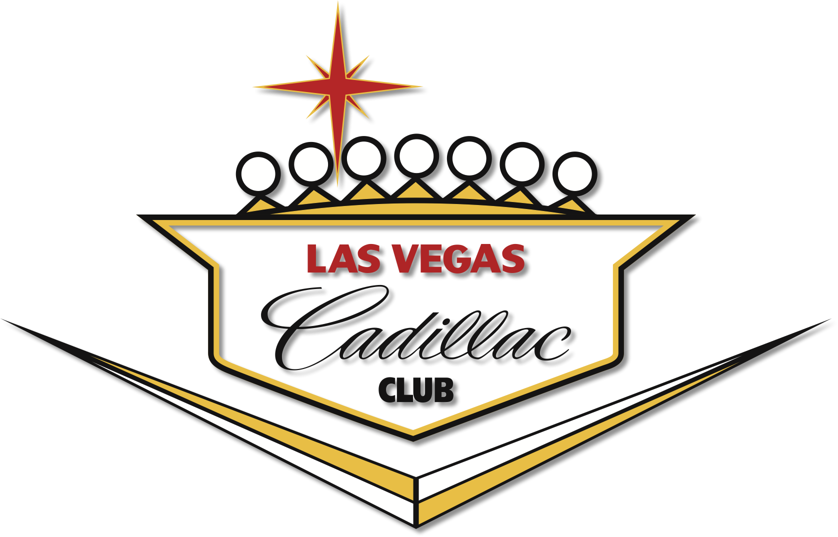 Free Shipping Full-color Custom Logo & Text ~ Wall - Cadillac (1676x1074), Png Download
