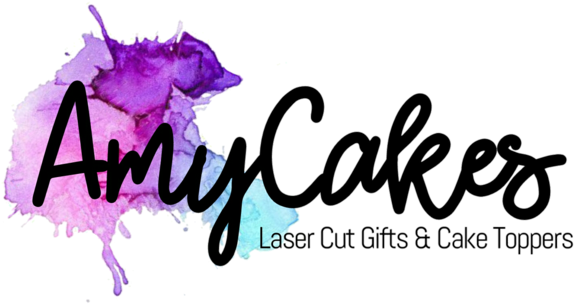 Amycakes Toppers - Calligraphy (800x489), Png Download