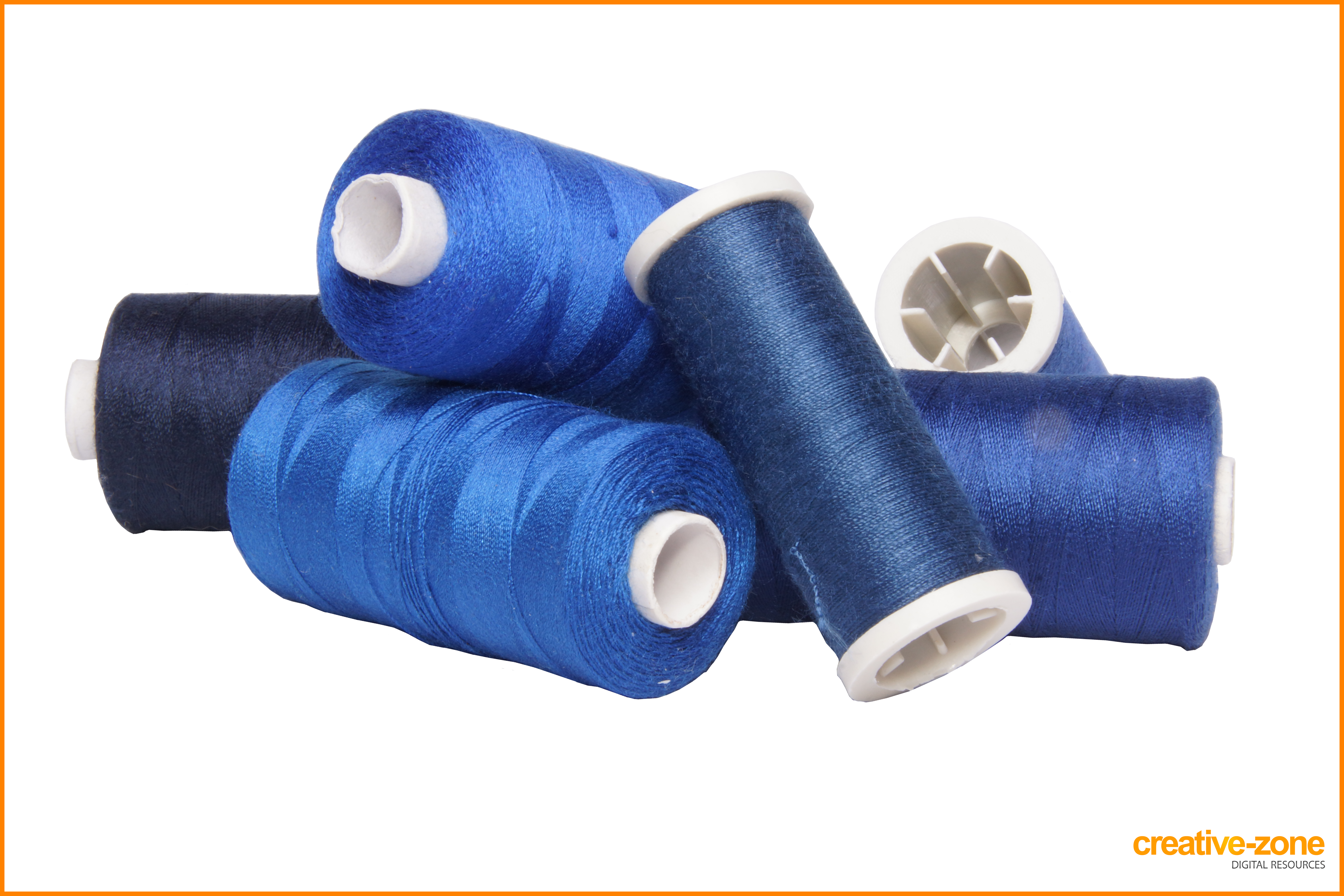 Blue Sewing Threads - Thread (6030x4020), Png Download
