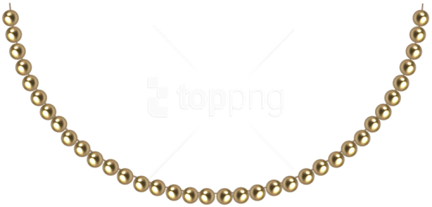 Free Png Download Beads Deco Transparent Clipart Png - Flores Png Navidad (850x407), Png Download