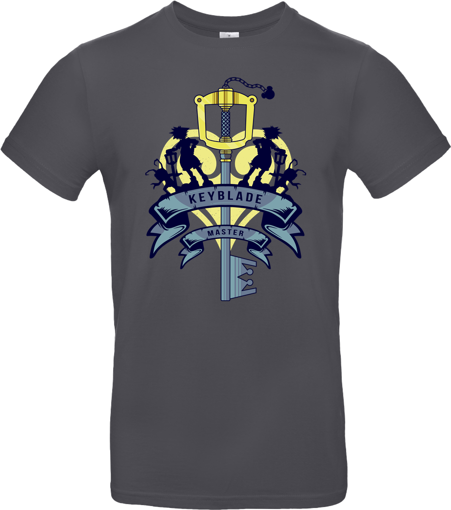 Alundrart Keyblade T-shirt B&c Exact - Keyblade Master T Shirt (1044x1044), Png Download