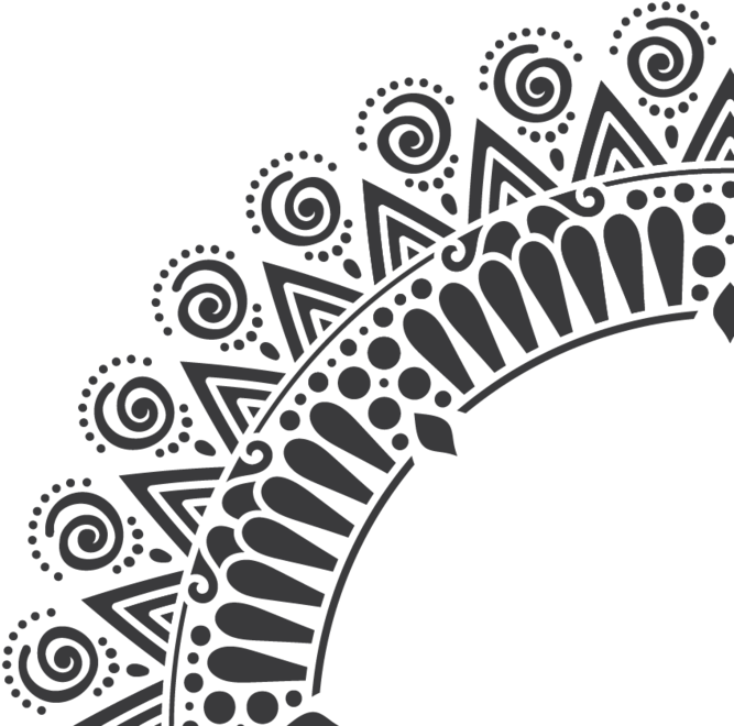By The Class Yoga - Islamic Design (1000x756), Png Download
