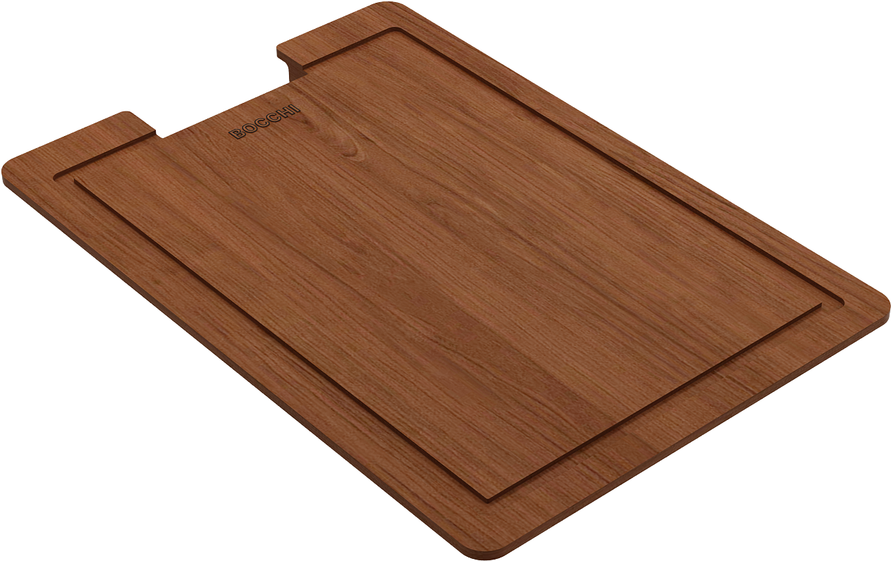 Wooden Cutting Board For Bocchi Step Rim Fireclay Kitchen - Tabla De Madera Hd (1800x1201), Png Download