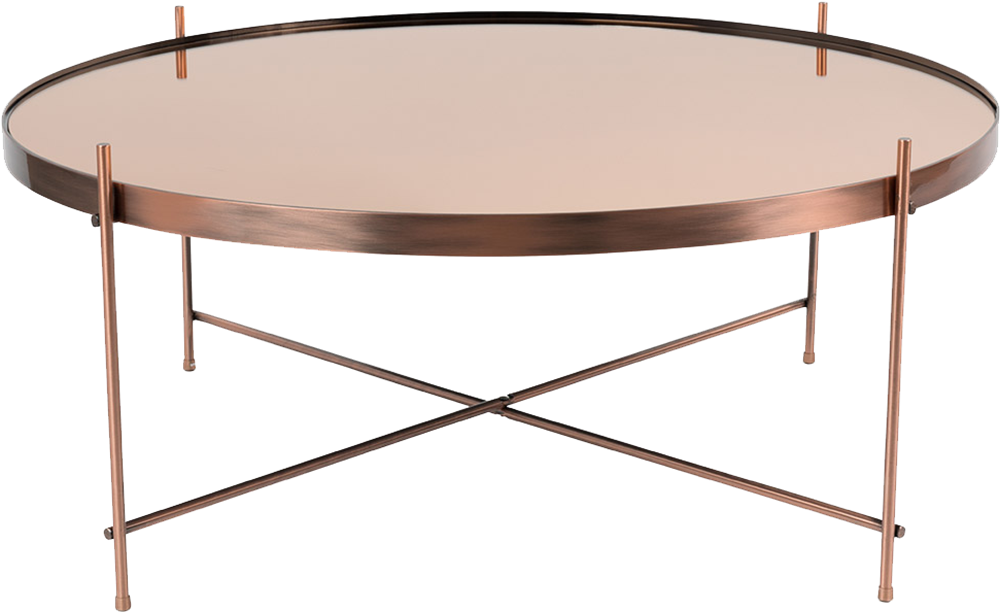Productimage0 - Round Coffee Table Copper (1000x612), Png Download