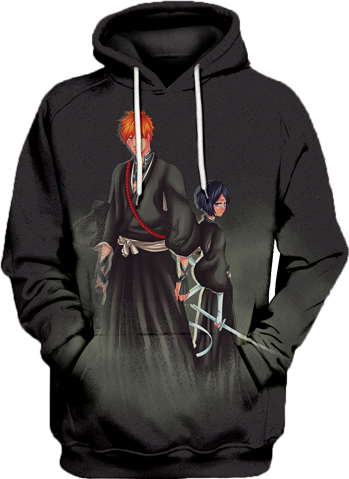 Ichigo 3 3d Printed Anime - Hoodie (1100x1100), Png Download