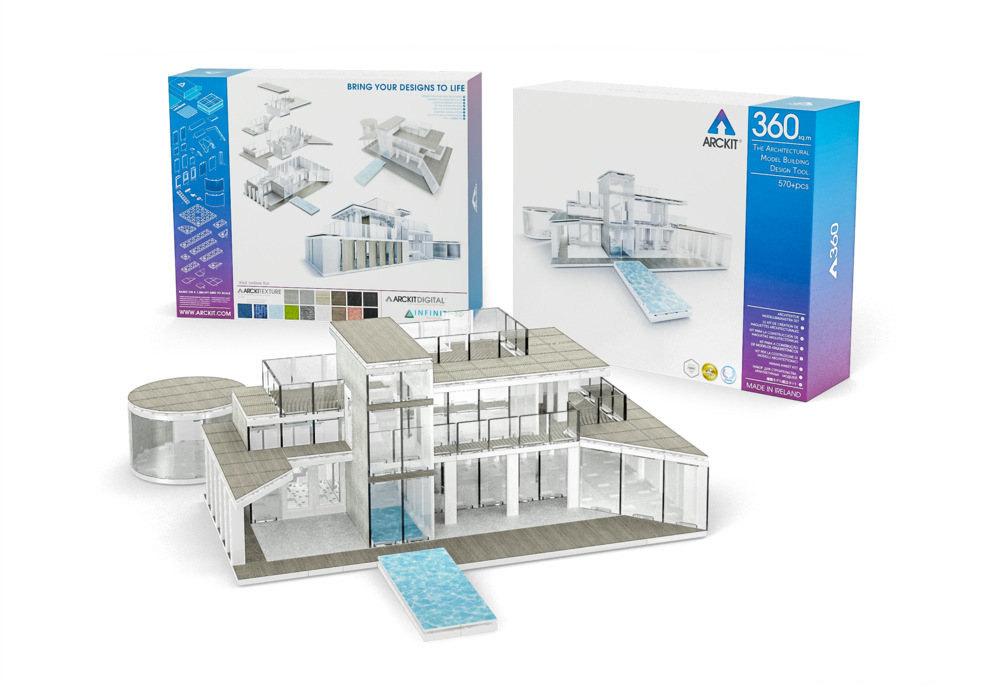 Arckit 360, 570 Piece Arckit 180, 350 Piece Architectural - Arckit 360 (1024x1024), Png Download