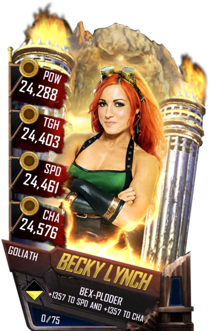 Beckylynch S4 20 Goliath - Liv Morgan Wwe Supercard (456x720), Png Download